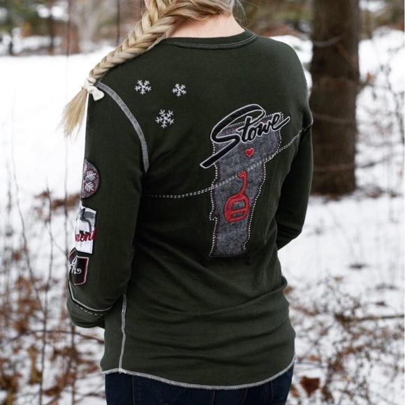 NWT Stowe Front Four Alp N Rock Crewneck - Picture 8 of 8